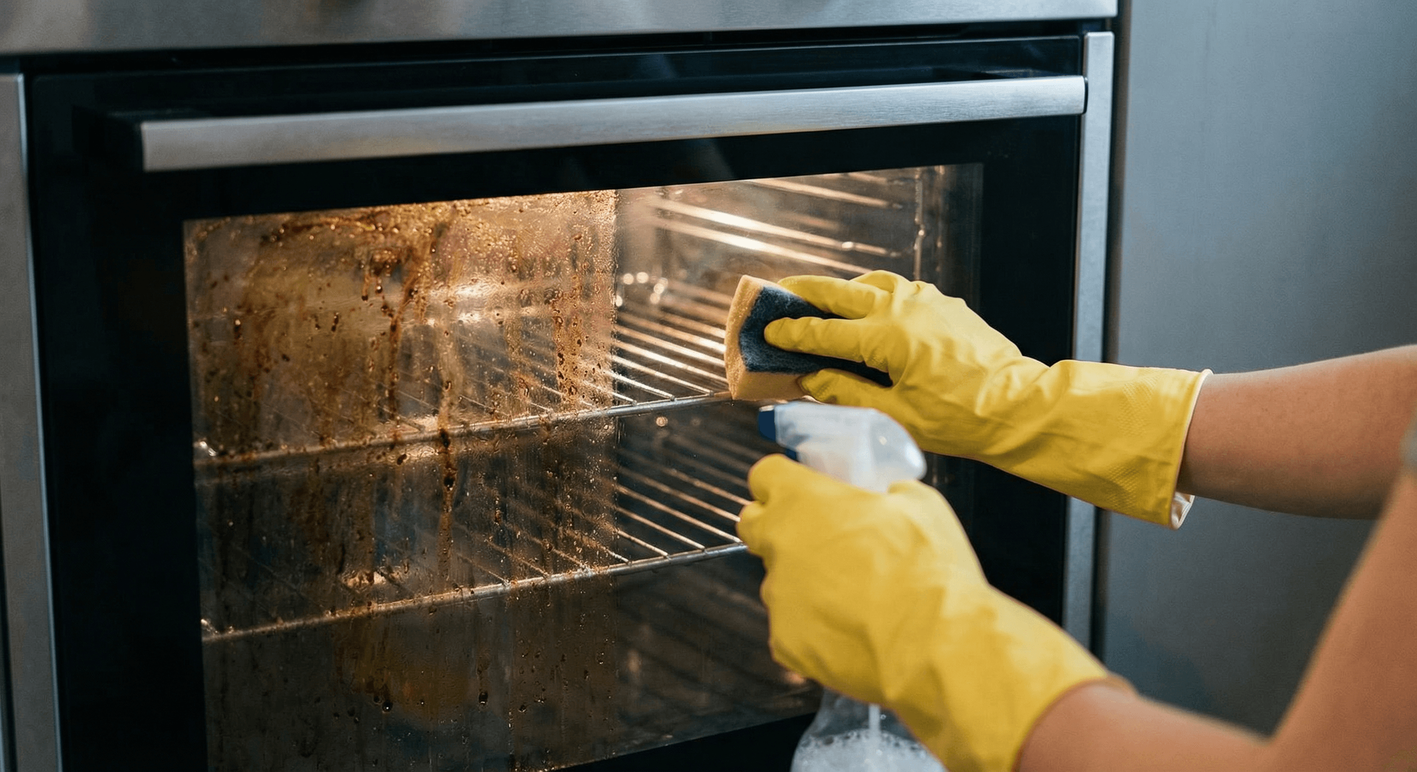 Oven cleaning service